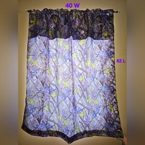 40x62" Purple Camo Curtin Homemade